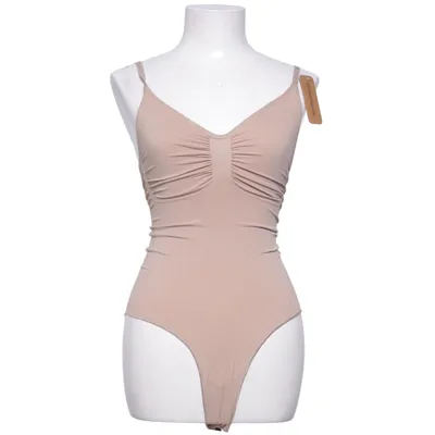 Corrigerende body (Beige) van Creamy Fabrics Elastaan, Polyamide