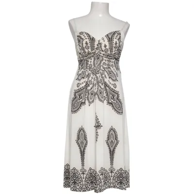Dress (White, Black) from Elissa