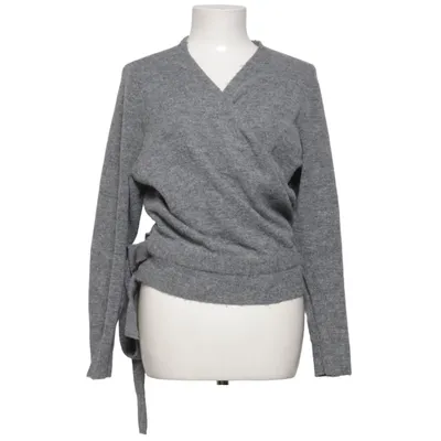 Wrap cardigan (Gray) from Page One Acrylic, Elastane, Polyamide, Polyester