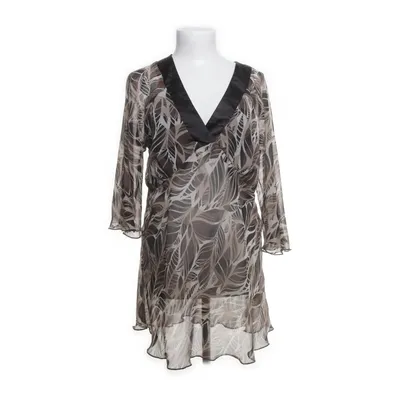 Dress (Brown, Multicolored) from Usha Polyester