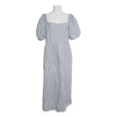 Jurk (Blauw, Meerkleurig) van H&M Premium Quality Katoen, Linnen