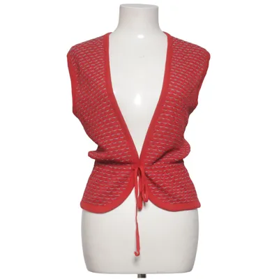 Vest (Red, Multicolored) from Escada Acrylic, Polyamide, Wool