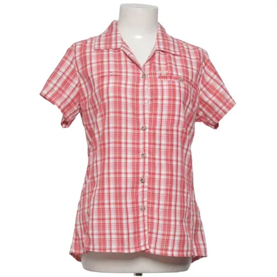 Short sleeve shirt (Red, White) from Peak Mauka Polyester, Viscose
