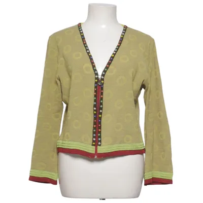 Cardigan (Vert, Jaune, Multicolore) de Eva & Claudi Élasthane, Polyamide, Viscose