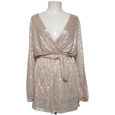 Cocktailkjole (Guld) fra CBR Bomuld, Polyester