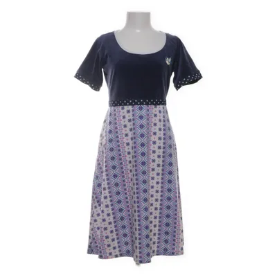 Jurk (Blauw, Meerkleurig) van Margot Katoen, Polyester