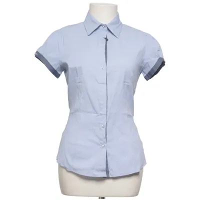 Short sleeve shirt (Blue) from Extra Me Cotton, Elastane, Polyamide, Polyester