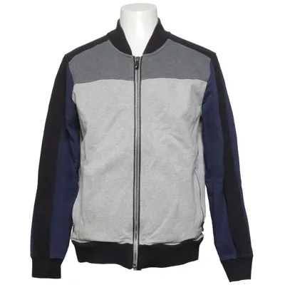 Bomber jacket (Gray, Blue, Black) from Diesel Black Gold Cotton, Leather