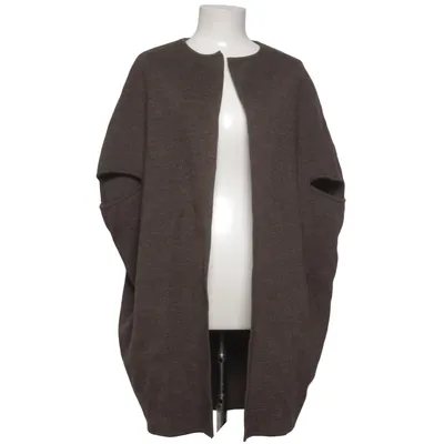Cardigan (Brun) fra Sibin/Linnebjerg Akryl, Merinould