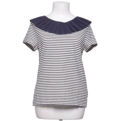 T-shirt (Wit, Blauw) van COS Katoen, Polyester