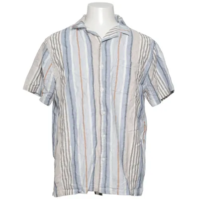 Short sleeve shirt (Blue, Beige, White) from KappAhl Linen, Viscose