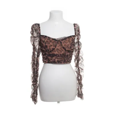 Top (Brun, Flerfarvet) fra Fashion Nova Elastan, Polyester
