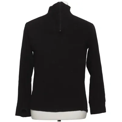 Fleece sweater (Black) from Ullfrotté Polyamide, Wool