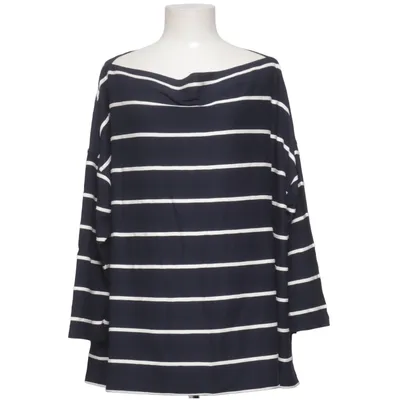Langærmet t-shirt (Blå, Hvid) fra Ralston Elastan, Viscose