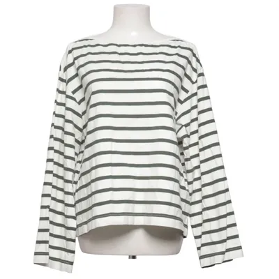 Langarmshirt (Weiß, Grün) von H&M Baumwolle