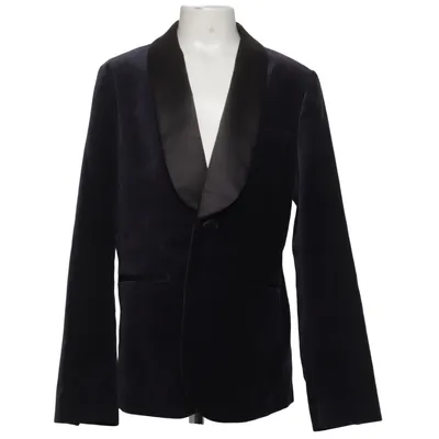 Smoking blazer (Blauw) van Zara Katoen