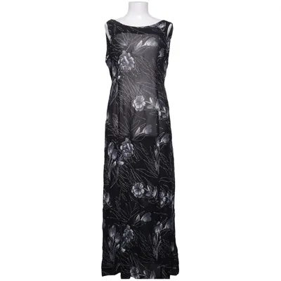 Maxi jurk (Zwart, Wit) van Ernsting's Family Acetaat, Elastaan, Polyester, Viscose