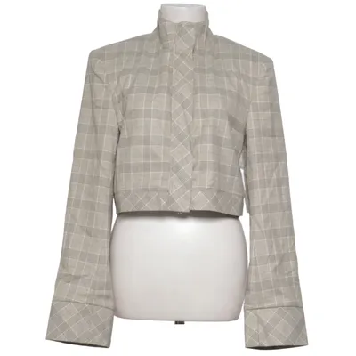 Blazer (Beige) from NA-KD Elastane, Polyester, Viscose