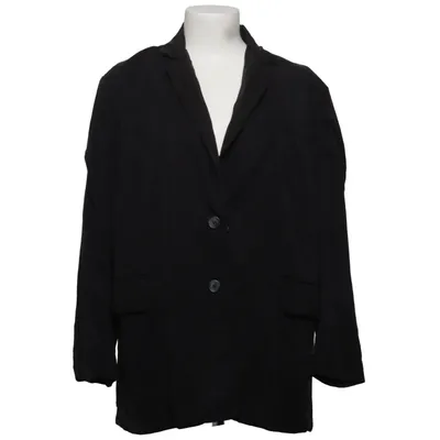 Blazer (Schwarz) von Manuka Baumwolle, Leinen, Lyocell