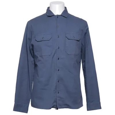 Arbejdsskjorte (Blå) fra Blue Blue Bomuld, Elastan