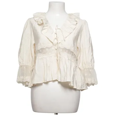 Blouse (Beige) from Divided by H&M Elastane, Polyamide, Viscose