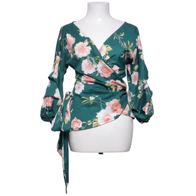 Omlottblus (WRAP SHOULDER BLOUSE) från NLY Trend Bomull, Polyester