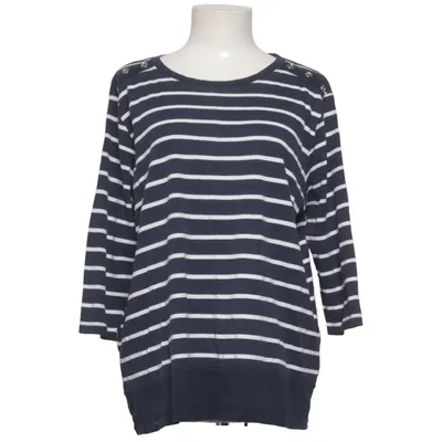 Long sleeve T-shirt (Blue, White) from Florie Cotton