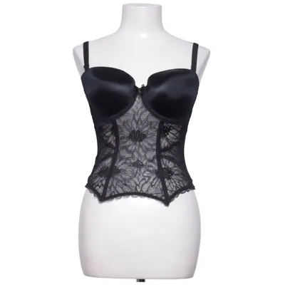Corset (Black) from Chantelle Elastane, Polyamide