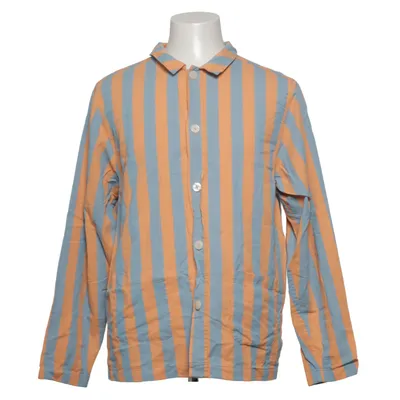Pyjamasskjorte (Blå, Orange) fra Nufferton Økologisk bomuld