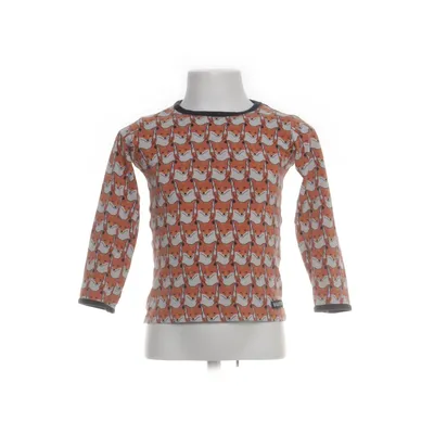 Långärmad t-shirt (Orange, Flerfärgad) från Villervalla Ekologisk bomull, Elastan