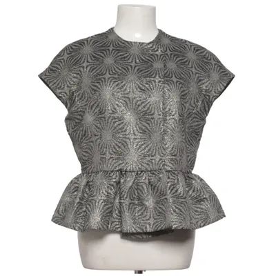 Top péplum (Noir, Argent) de DAY Birger et Mikkelsen Acétate, Acrylique, Fibre métallique, Polyester, Viscose, Laine