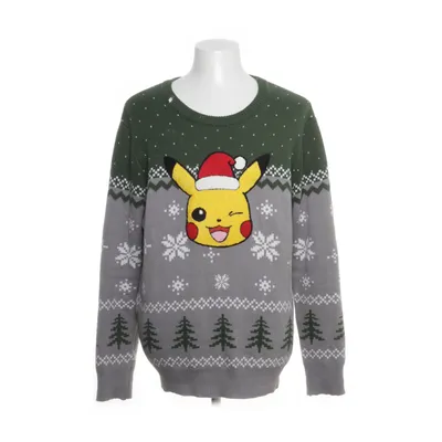 Kersttrui (Grijs, Meerkleurig) van Pokémon Acryl, Katoen