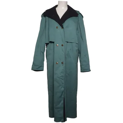 Trenchcoat (Groen) Polyamide, Polyester, Wol