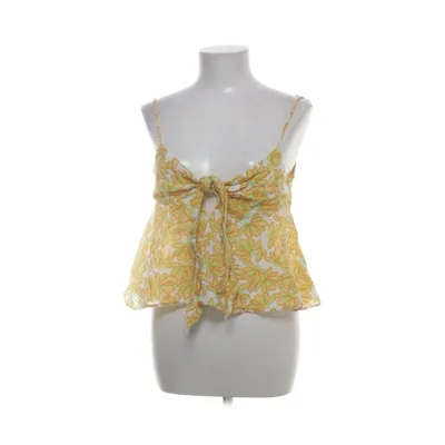 Tank Top (Yellow, Green, Multicolored) from Zara Cotton
