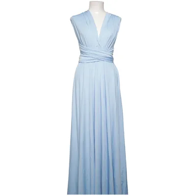 Robe dos-nu (Bleu) de By Malina Élasthane, Polyester