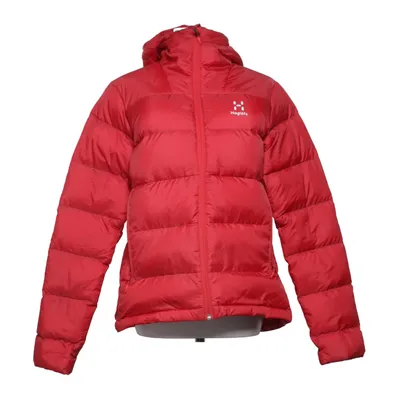 Dunjacka (Röd) från Haglöfs Dun, Fjädrar, Återvunnen polyester