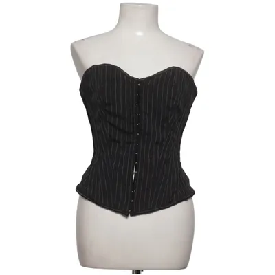 Korset (Zwart) van Burlesk Katoen, Polyester