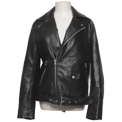 Biker jacket (Black) from Pull & Bear Cotton, Polyester, Viscose