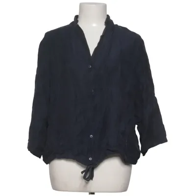 Blouse (Noir) de Nature Cupro, Lin, Soie
