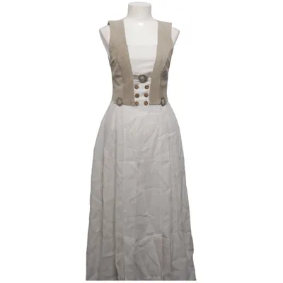 Dirndl (Beige) de H. Moser Coton, Cuir