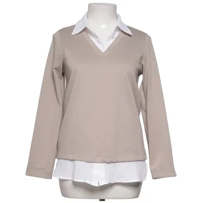 Pull-over (Beige, Blanc) de Happy Holly Élasthane, Polyester, Viscose