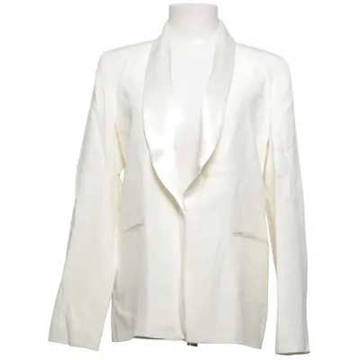 Tuxedo jacket (White) from La Petite Francaise Viscose