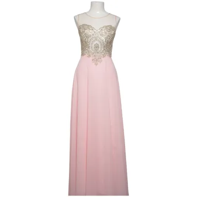 Abendkleid (Pink, Gold) von Baby Online Dress Polyester