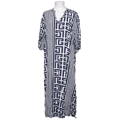 Maxi dress (Blue, White) from Elsta by CSN Viscose