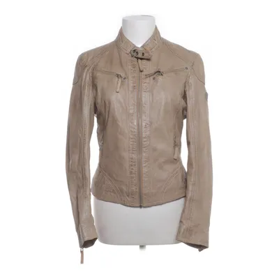 Leather jacket (Beige) from Gipsy by Mauritius Cotton, Leather