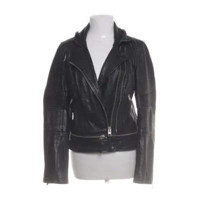 Bikerjack (Zwart) van Allsaints Katoen, Leer, Viscose