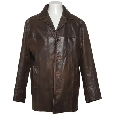 Veste en cuir (Marron) de Molltan Cuir