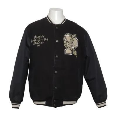Varsity jacket (Black) from Pull & Bear Cotton, Polyester