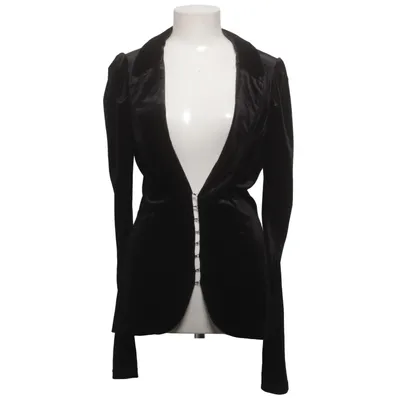 Blazer (Noir) de Just Unique Élasthane, Polyester
