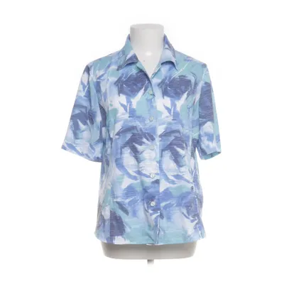 Short sleeve shirt (Blue, Green, Multicolored) from Finnkarelia Linen, Polyester, Viscose